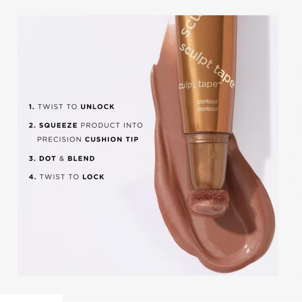 tarte sculpt tape cool bronze full size NIB